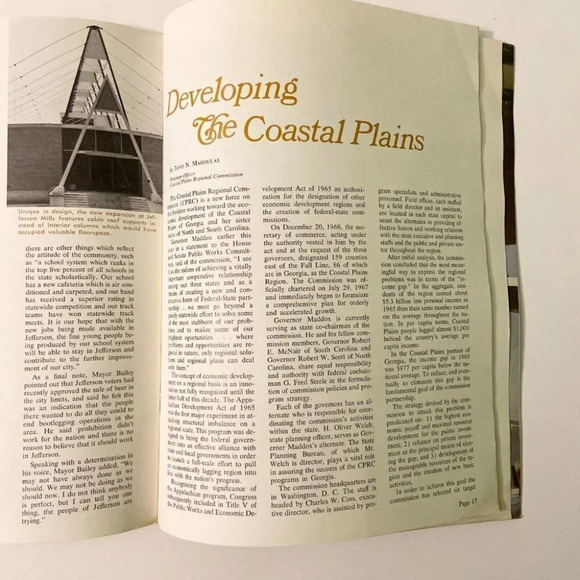 Vintage 70s Georgia Department of Industry and Trade Progress Brochure Booklet - Picture 9 of 12